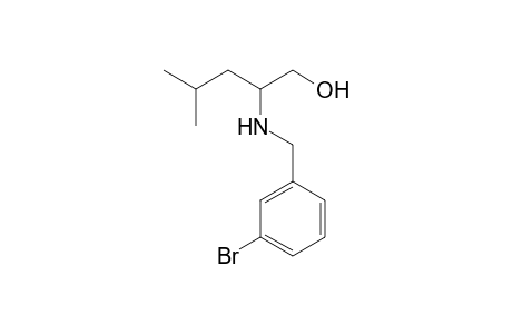 2-[[(3-Bromophenyl)methyl]amino]-4-methylpentan-1-ol