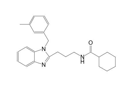 cyclohexanecarboxamide, N-[3-[1-[(3-methylphenyl)methyl]-1H-benzimidazol-2-yl]propyl]-