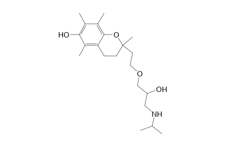 6-Hydroxy-3,4-dihydro-2-(3-isopropylamino-2-hydroxypropyloxy)ethyl-2h-1-benzopyran