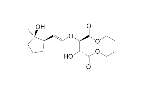 Diethyl (2R,3R)-O-((E)-2-((1R,2R)-2-Hydroxy-2-methylcyclopentyl)vinyl)succinate
