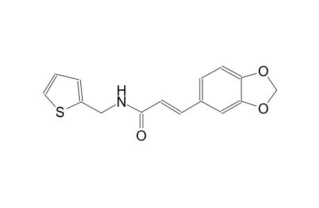 (2E)-3-(1,3-benzodioxol-5-yl)-N-(2-thienylmethyl)-2-propenamide