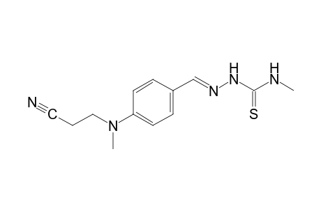 1-{p-[(2-cyanoethyl)methylamino]benzylidene-4-methyl-3-thiosemicarbazide