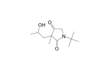 Pyrrolidine-2,4-dione, 1-tert-butyl-3-(2-hydroxypropyl)-3-methyl-