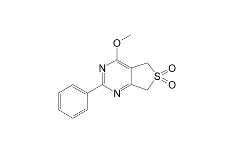 4-Methoxy-2-phenyl-5,7-dihydrothieno[3,4-d]pyrimidine 6,6-dioxide