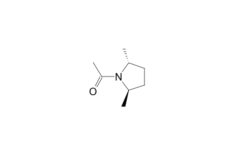 trans-1-acetyl-2,5-dimethylpyrrolidine