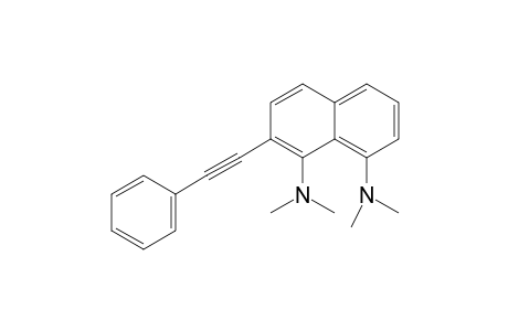 1,8-Bis(dimethylamino)-2-(phenylethynyl)naphthalene