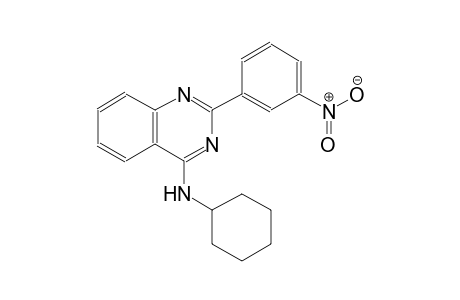 N-cyclohexyl-2-(3-nitrophenyl)-4-quinazolinamine