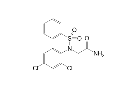 2-[2,4-dichloro(phenylsulfonyl)anilino]acetamide