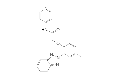 2-[2-(2H-1,2,3-benzotriazol-2-yl)-4-methylphenoxy]-N-(pyridin-4-yl)acetamide