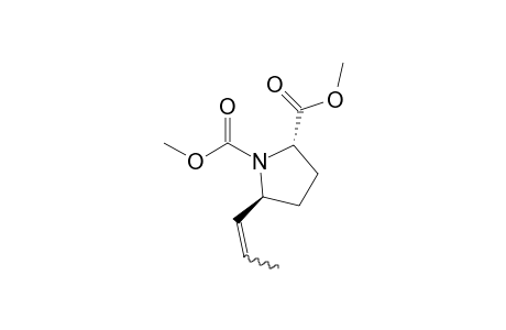 (2S,5S)-Dimethyl-5-(prop-1-en-1-yl)pyrrolidine-1,2-dicarboxylate