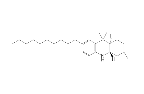 (4aRS,9aSR)-7-Decyl-3,3,9,9-tetramethyl-1,2,3,4,4a,9,9a,10-octahydroacridine