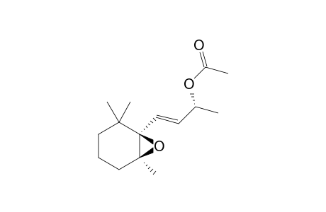 (5S,6R,9R)-5,6-Epoxy-5,6-dihydro.beta.-ionol O acetate