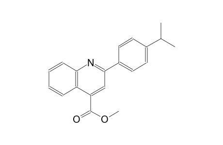 methyl 2-(4-isopropylphenyl)-4-quinolinecarboxylate