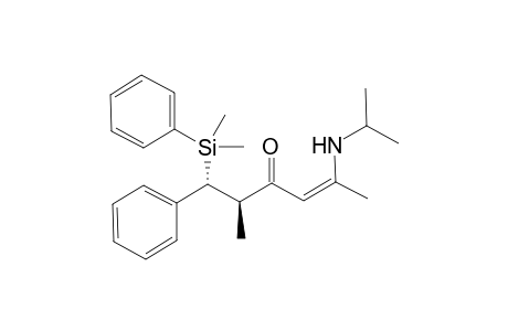 (Z,1R,2R)-1-[dimethyl(phenyl)silyl]-2-methyl-1-phenyl-5-(propan-2-ylamino)-4-hexen-3-one