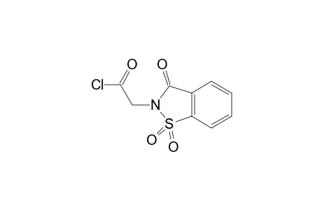 1,2-Benzisothiazole-2(3H)-acetyl chloride, 3-oxo-, 1,1-dioxide