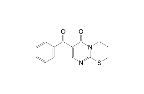 5-(Benzoyl)-3-ethyl-2-(methylthio)pyrimidin-4(3H)-one