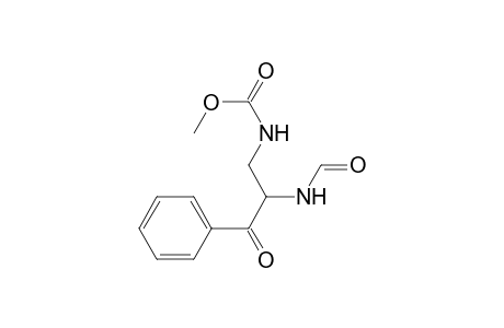 .beta.-methoxycarbonylamino-2-formilaminopropiophenone
