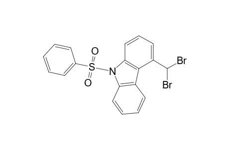 4-[bis(bromanyl)methyl]-9-(phenylsulfonyl)carbazole