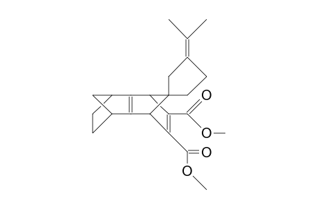 4',5'-Bis(methoxycarbonyl)-spiro(3-isopropylidene-cypentane-1,12'-endo-tetracyc(6.2.1.1/3,6/.0/2,7)dodeca-2(7),4-diene)