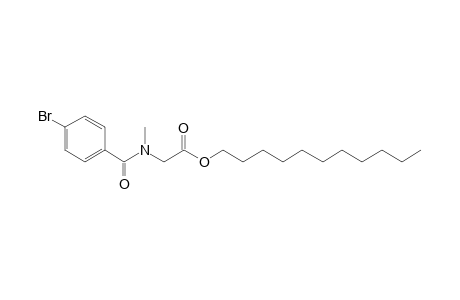 Sarcosine, N-(4-bromobenzoyl)-, undecyl ester