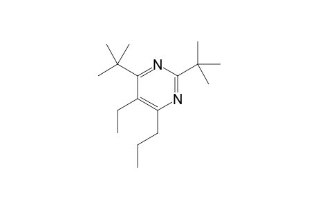 2,4-Di-tert-butyl-5-ethyl-6-propylpyrimidine