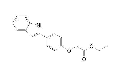 Ethyl 2-[4-(1H-indol-2-yl)phenoxy]acetate