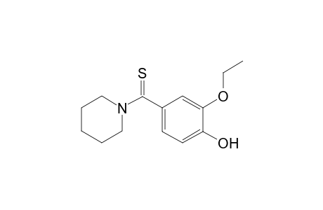 (3-ethoxy-4-hydroxy-phenyl)-piperidin-1-yl-methanethione