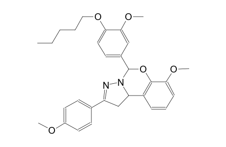 7-methoxy-5-[3-methoxy-4-(pentyloxy)phenyl]-2-(4-methoxyphenyl)-1,10b-dihydropyrazolo[1,5-c][1,3]benzoxazine