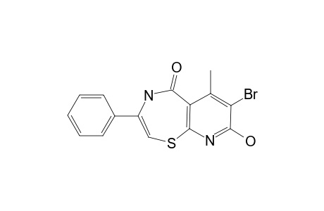 7-BROMO-6-METHYL-3-PHENYLPYRIDO-[3,2-F]-[1,4]-THIAZEPINE-5,8-(4H,9H)-DIONE