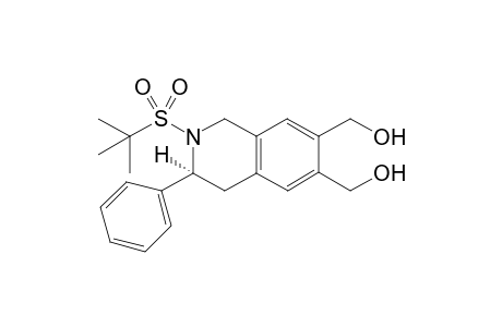 (3S)-2-(tert-Butanesulfonyl)-6,7-di(hydroxymethyl)-3-phenyl-1,2,3,4-tetrahydroisoquinoline
