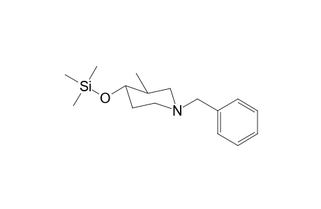 1-Benzyl-3-methyl-4-piperidinol TMS I