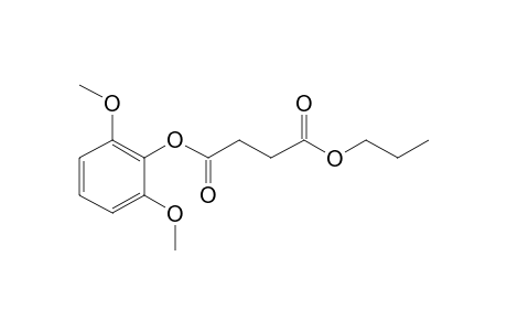 Succinic acid, 2,6-dimethoxyphenyl propyl ester