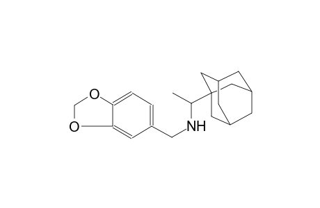 1,3-benzodioxole-5-methanamine, N-(1-tricyclo[3.3.1.1~3,7~]dec-1-ylethyl)-