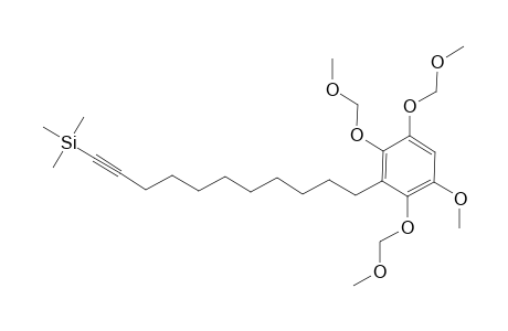 11-Trimethylsilyl-1-(5-methoxy-2,3,6-trimethoxymethyloxyphenyl)undecan-10-yne