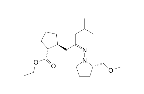 (+)-( 2S,1"R,2"S)-1-{1'-[ 2"-(Ethoxycarbonyl)cyclopentylmethyl ] 3-methylbutylideneamino }-2-(methoxymethyl)pyrrolidine