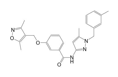 benzamide, 3-[(3,5-dimethyl-4-isoxazolyl)methoxy]-N-[5-methyl-1-[(3-methylphenyl)methyl]-1H-pyrazol-3-yl]-