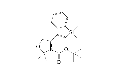 (4R)-4-[(E)-2-[dimethyl(phenyl)silyl]ethenyl]-2,2-dimethyl-3-oxazolidinecarboxylic acid tert-butyl ester