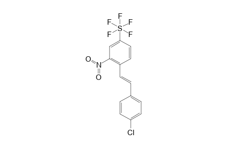 (E)-2-NITRO-1-(4-CHLOROSTYRYL)-4-(PENTAFLUOROSULFANYL)-BENZENE