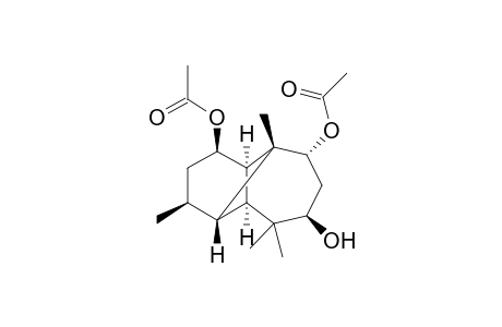 (1R,3S,4S,5S,7R,9R,10R,11R)-1,9-Diacetyloxy-7-hydroxylongipinane