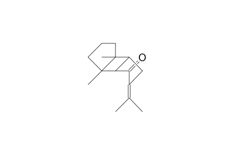 cis-syn-trans-1,7-Dimethyl-4-isopropylidene-tricyclo(5.3.0.0/2,6/)decan-3-one