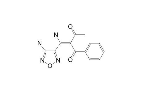 (2E)-2-[amino-(4-aminofurazan-3-yl)methylene]-1-phenyl-butane-1,3-dione