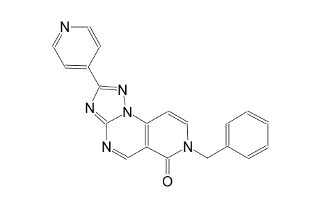 pyrido[3,4-e][1,2,4]triazolo[1,5-a]pyrimidin-6(7H)-one, 7-(phenylmethyl)-2-(4-pyridinyl)-