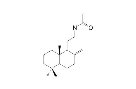 N-acetyl-13,14,15,16-tetranorlabd-8(17)-en-12-amine