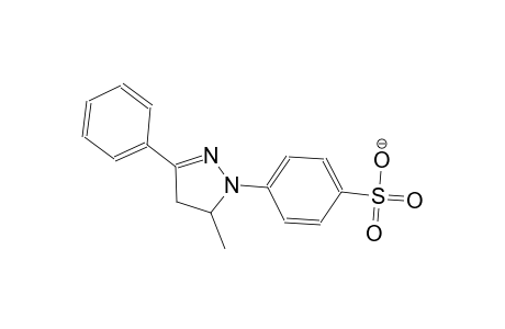 4-(5-methyl-3-phenyl-4,5-dihydro-1H-pyrazol-1-yl)benzenesulfonate