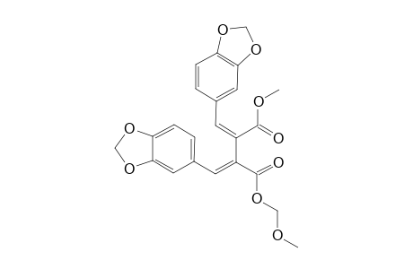 Methoxymethyl Methyl (2E,3Z)-2,3-Bis(3,4-methylenedioxybenzylidene)succinateate