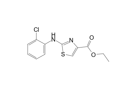 2-(o-chloroanilino)-4-thiazolecarboxylic acid, ethyl ester