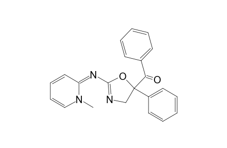 2-(1-Methyl-1,2-dihydropyridylidene)amino-5-phenyl-5-benzoyloxazoline