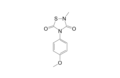 4-(4-METHOXYPHENYL)-2-METHYL-1,2,4-THIADIAZOLIDINE-3,5-DIONE