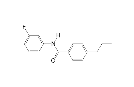 N-(3-Fluorophenyl)-4-popylbenzamide