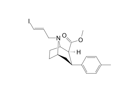 N-(3-Iodoprop-2(E)-enyl)-2.beta.-carbomethoxy-3.beta.-(4'-methylphenyl)nortropane